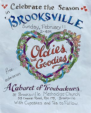 Flyer for 2/11/24 Brooksville gig